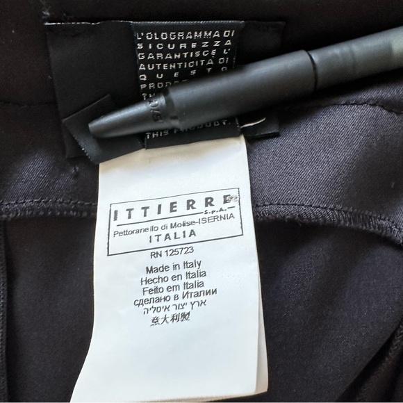 Roberto Cavalli Just Cavalli Black Dress Metallic Accents Size 42 IT - Picture 7 of 9